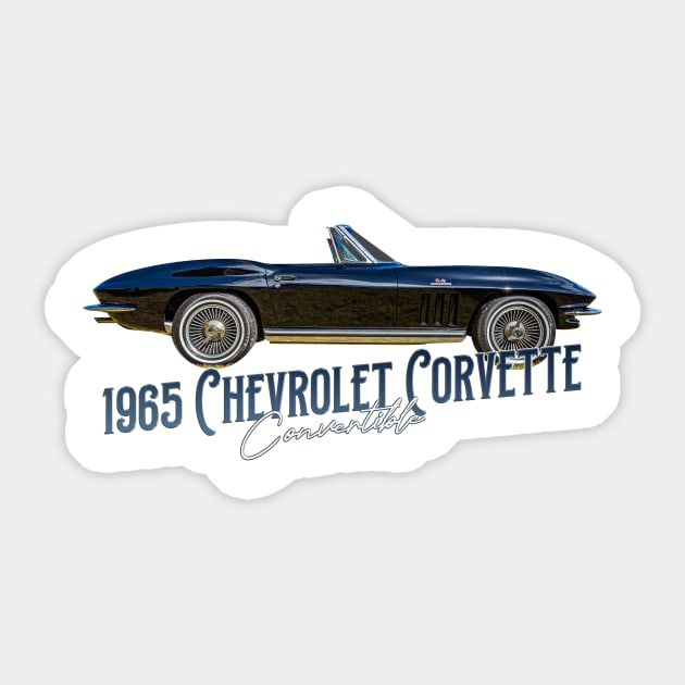 1965 Chevrolet Corvette Convertible Sticker by Gestalt Imagery